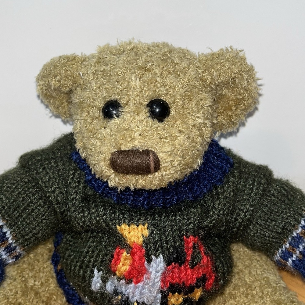 Teddy Bear Plush KRU Little Jointed TRAIN Sweater Stuffed Animal Toy Kids R Us